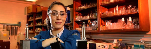 Grad student Careen Khachoorian (c) UCR / Stan Lim