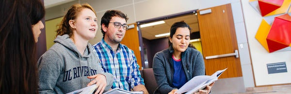 Students at a table